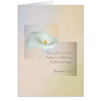 Christelijke Faith Art ~ Romans 12:12