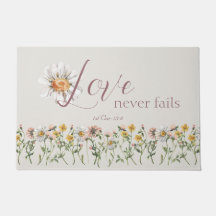 Christelijke Faith Bijbel Verse Wildflower