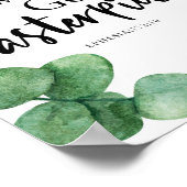 Christelijke Faith God's Masterstuk EucalyptusBijb Poster (Hoek)