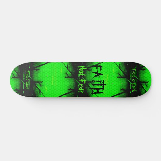 Christelijke Faith Jesus Skateboard Deck (Horizontaal)