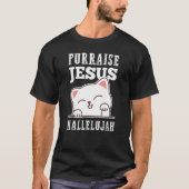 Christelijke Faith Purlift Jesus Hallelujah Cute C T-shirt (Voorkant)