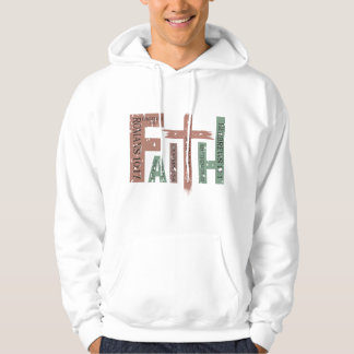Christelijke Faith Quote Hoodies voor mannen