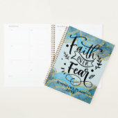 Christelijke Faith Quote Modern legant Agate Ink Planner (Display)