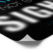 Christelijke Faith Verse: Loop door geloof niet do Poster (Hoek)