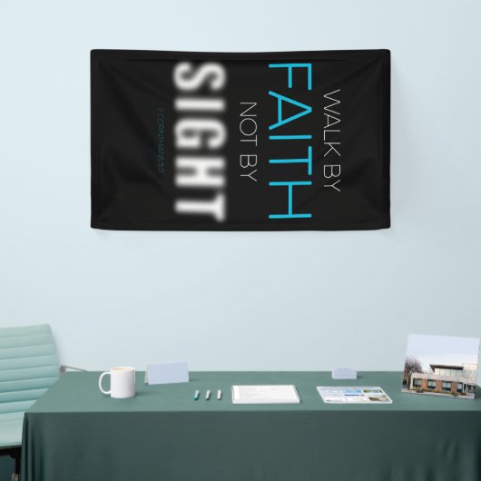 Christelijke Faith Verse Walk naar Faith Not by Si Spandoek (Beurs)