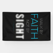 Christelijke Faith Verse Walk naar Faith Not by Si Spandoek (Horizontaal)