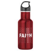 Christelijke Faith Water Flacon Waterfles (Voorkant)