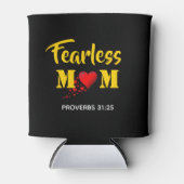 Christelijke FEARLESS MOM Proverbs 31 Persoonlijk Blikjeskoeler (Voorkant)