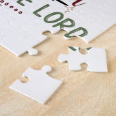 Christelijke feestdag met feestelijke kerstfeestda legpuzzel (Zijkant)