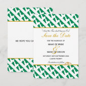 CHRISTELIJKE feestdag NIGERIA Save The Date (Voorkant / Achterkant)