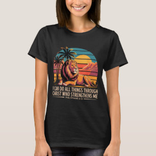 Christelijke Filippenzen 4_13 Religieuze Leeuw Kra T-shirt