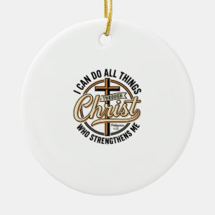 Christelijke Filippenzen 4_13 Vintage Quote T-shir Keramisch Ornament
