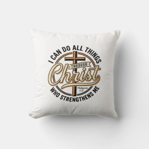 Christelijke Filippenzen 4_13 Vintage Quote T-shir Kussen