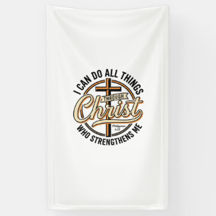 Christelijke Filippenzen 4_13 Vintage Quote T-shir Spandoek