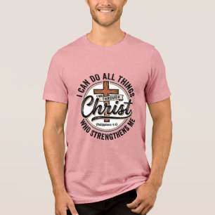 Christelijke Filippenzen 4_13 Vintage Quote T-shir Tri-Blend Shirt
