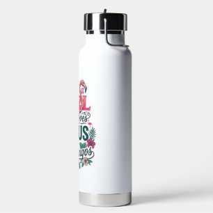 Christelijke Flamingo Meisje Vintage Waterfles