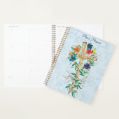 Christelijke Floral Cross Planner (Display)