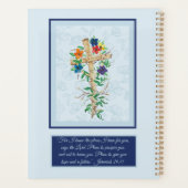 Christelijke Floral Cross Planner (Achterkant)