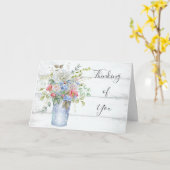 Christelijke Floral Denking van U Kaart (Gele Bloem)