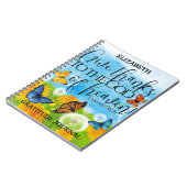 Christelijke Floral geeft Bedankt de Gratitude Bij Notitieboek (Linkerzijde)