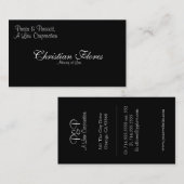 Christelijke Flores, procureur bij wet, Presto & P Visitekaartje (Voorkant / Achterkant)