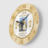 Christelijke Foto 50th Wedding Jubileum Clock Grote Klok (Hoek)