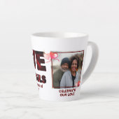 CHRISTELIJKE foto VERLIES NOOIT Latte Mok (Rechterhoek)