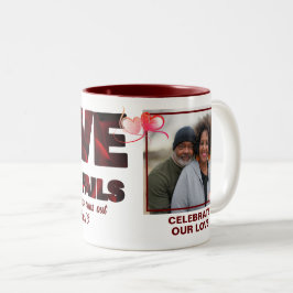 CHRISTELIJKE foto VERLIES NOOIT Tweekleurige Koffiemok