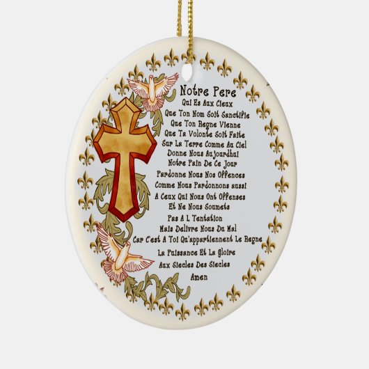 Christelijke Franse Heren Keramisch Ornament (Rechts)