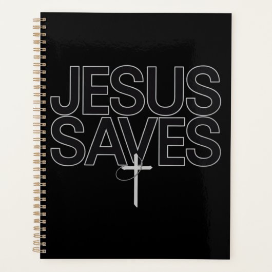 Christelijke gave Jesus Faith Bijbelvers Planner (Voorkant)