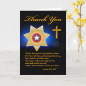 Christelijke Geachte Dank u voor de sheriff Kaart (Gele Bloem)