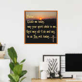 Christelijke gebed poster (Thuiskantoor)