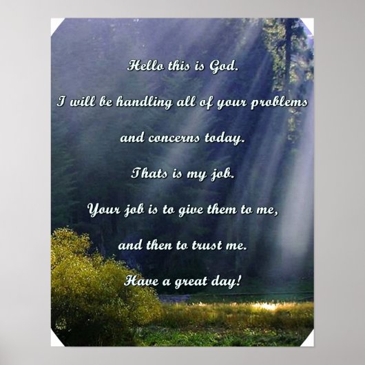 Christelijke gebedden Posters (Voorkant)