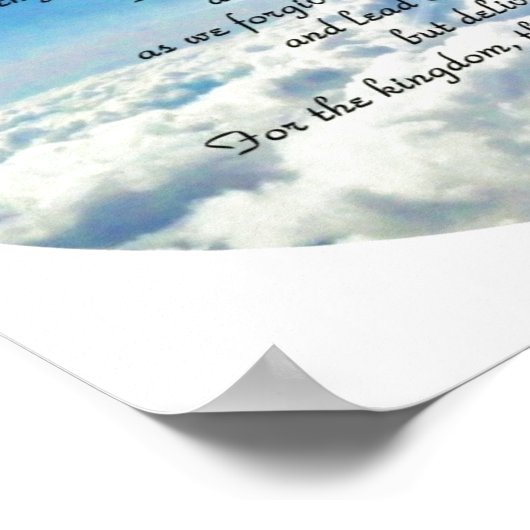 Christelijke gebeden Poster Prints (Hoek)