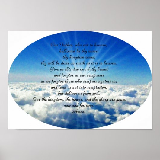 Christelijke gebeden Poster Prints (Voorkant)