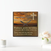 Christelijke gebedskop vierkante klok (Huis)