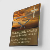 Christelijke gebedskop vierkante klok (Hoek)