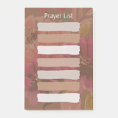 Christelijke Gebedslijst Sticky Post-it® Notes (Voorkant)