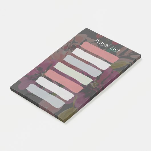 Christelijke Gebedslijst Sticky Post-it® Notes (Schuin)