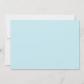 Christelijke Geboortekaart Fotokaart Blauw Kruis Aankondiging (Achterkant)