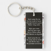 Christelijke Geheugenfoto Gebed Bingo Spel Sleutelhanger (Voorkant)