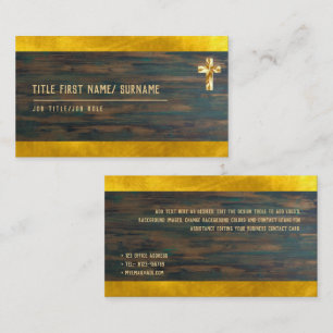 Christelijke geloofsbelijdenis predikant geestelij visitekaartje