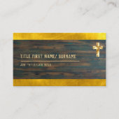 Christelijke geloofsbelijdenis predikant geestelij visitekaartje (Voorkant)