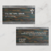 Christelijke geloofsbelijdenis predikant geestelij visitekaartje (Voorkant / Achterkant)