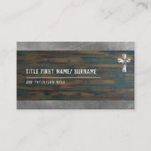 Christelijke geloofsbelijdenis predikant geestelij visitekaartje (Voorkant)