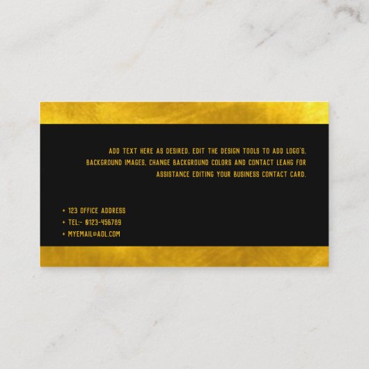 Christelijke geloofsbelijdenis predikant geestelij visitekaartje (Achterkant)