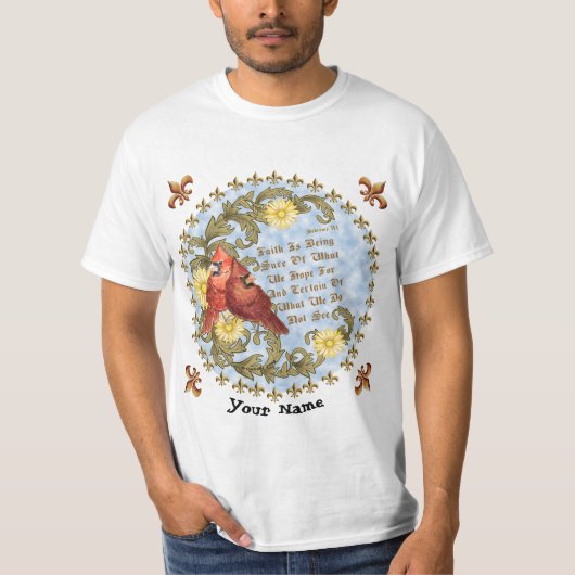 Christelijke Geloofskaarten T-shirt (Voorkant)