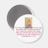 Christelijke geloofsmagneet stickers hele verkoop. magneet (Voorkant / Achterkant)