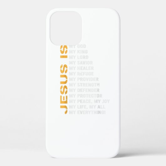 Christelijke geloofsovertuiging Jesus Lover Gift J Case-Mate iPhone Case (Achterkant)