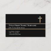 Christelijke geloofsverering Kerk geestelijkheid Visitekaartje (Voorkant)